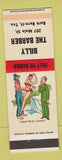 Matchbook Cover - Billy the Barber Burk Burn It TX Hillbilly