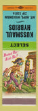 Matchbook Cover - Kussmaul Hybrids Corn Seed Mount Hope WI Hillbilly