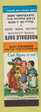 Matchbook Cover - Rosedale Cafe Cleveland OH Hillbilly