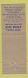 Matchbook Cover - Muzzle Loader Tavern Charlesville MN Hillbilly