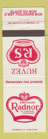 Matchbook Cover - Buves Radnor