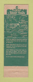 Matchbook Cover - Knott's Berry Farm Ghost Town Buena Park CA