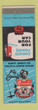 Matchbook Cover - Braniff Airlines Phillips 66 oil gas