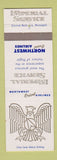 Matchbook Cover - Northwest Orient Airlines