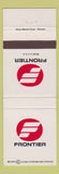 Matchbook Cover - Frontier Airlines