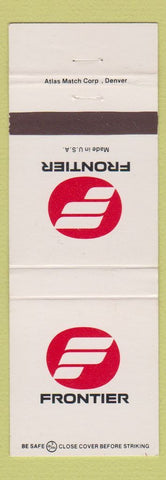 Matchbook Cover - Frontier Airlines