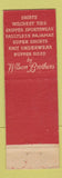 Matchbook Cover - Wilson Brothers Men's Clothes Hagen's Fargo ND