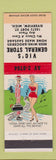 Matchbook Cover - Vic's General Store Riverview MI hillbilly