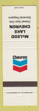 Matchbook Cover - Chevron oil gas McLeod Lake