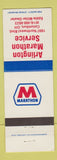 Matchbook Cover - Marathon oil gas Arlington Columbus OH