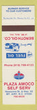 Matchbook Cover - Amoco oil gas Plaza Mount Airy NC Beroth