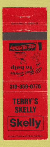 Matchbook Cover - Terry's Skelly oil gas