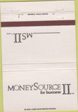 Matchbook Cover - Money Source II for business 40 Strike