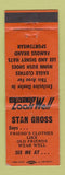 Matchbook Cover - Stan Gross Men's Clothes Muskegon MI WEAR