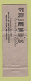 Matchbook Cover - Stan Gross Men's Clothes Muskegon MI WEAR