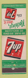 Matchbook Cover - 7Up Soda