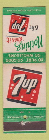 Matchbook Cover - 7Up Soda