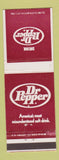 Matchbook Cover - Dr Pepper Soda DD Bean