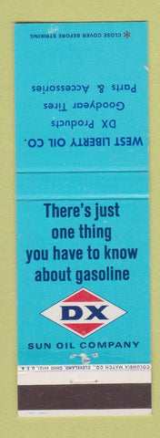 Matchbook Cover - DX Oil gas West Liberty Oil