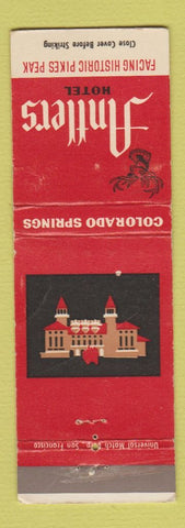 Matchbook Cover - Antlers Hotel Colorado Springs
