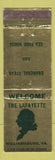 Matchbook Cover - The Lafayette Williamsburg VA
