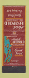 Matchbook Cover - Hotel Leopold Bellingham WA
