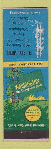 Matchbook Cover - El Rey Motel Seattle WA