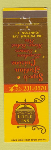 Matchbook Cover - Little Inn Italian Restaurant Johnston RI