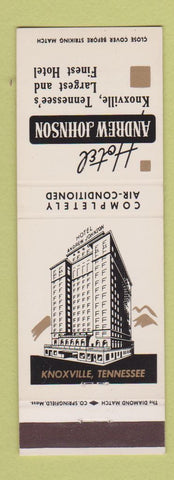 Matchbook Cover - Hotel Andrew Johnson Knoxville TN