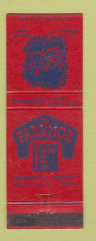 Matchbook Cover - Parkmor Restaurant Loy's Knoxville TN WEAR