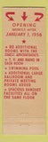 Matchbook Cover - Hotel Commodore Perry Austin TX