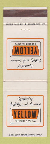 Matchbook Cover - Yellow Freight System Trucking Kansas City MO