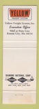 Matchbook Cover - Yellow Freight System Trucking Kansas City MO