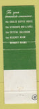 Matchbook Cover - Stoddard Hotel La Crosse WI