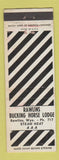 Matchbook Cover - Rawlins Buicking Horse Lodge Rawlins WY
