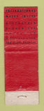 Matchbook Cover - International Harvester Tractors Cripple Creek Colorado WORN
