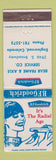 Matchbook Cover - BF Goodrich Tires Bear Fram Axle Englewood Colorado