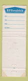 Matchbook Cover - BF Goodrich Tires Bear Fram Axle Englewood Colorado