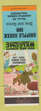 Matchbook Cover - Cripple Creek Inn Colorado hillbilly