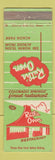 Matchbook Cover - Ruth's Oven Colorado Springs