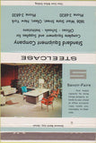 Matchbook Cover - Steelcase office furniture Olean NY blue 40 Strike