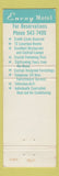 Matchbook Cover - Envoy Motel Washington DC