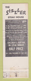 Matchbook Cover - Sizzler Steak House Colorado Springs