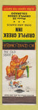 Matchbook Cover - Cripple Creek Inn Colorado