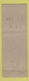 Matchbook Cover - Mrs Gibelyou's Eat Shop Bay City MI WEAR