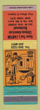 Matchbook Cover - Gene Yee's Canton Chinese Restaurant New York City