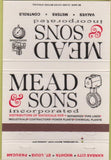 Matchbook Cover - Mead Sons Inc Valves Wichita Paducah  40 Strike