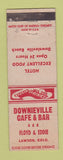 Matchbook Cover - Downieville Cafe Bar Lawson Colorado WEAR