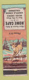 Matchbook Cover - Home Cafe Cripple Creek Colorado WORN