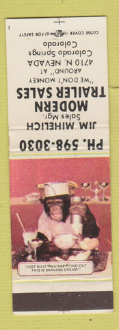 Matchbook Cover - Modern Trailer Sales Colorado Springs